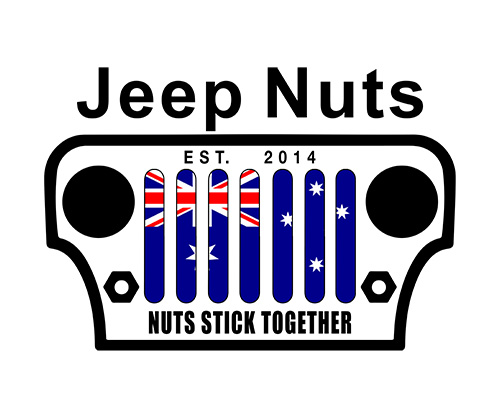 Jeep Nuts AUSTRALIA Flag
